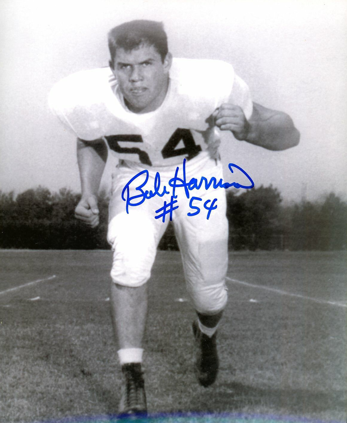 Bob Harrison autographed 8x10 Oklahoma Sooners In Person #4