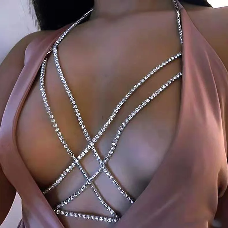 X DIAMOND BODY CHAIN