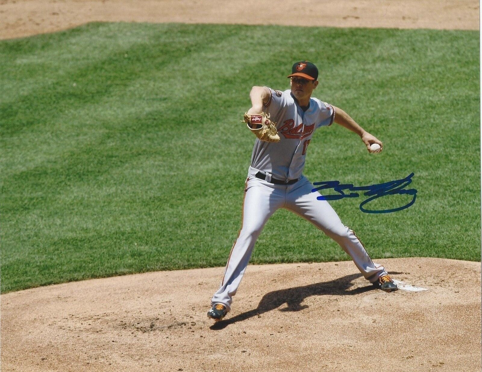 **GFA Baltimore Orioles *BRIAN MATUSZ* Signed 8x10 Photo Poster painting AD1 COA**