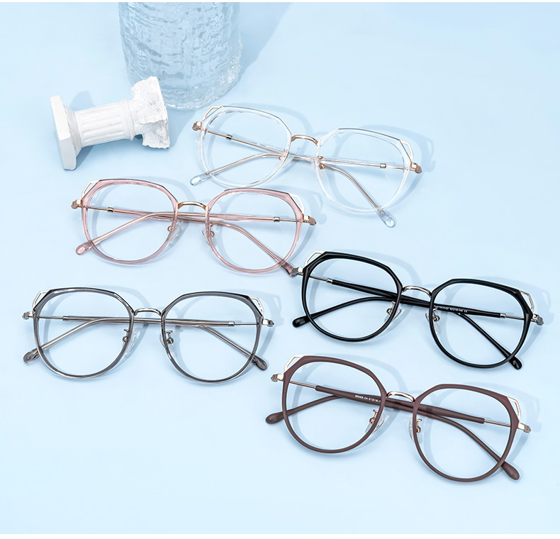 Ofelia Gold Kristall Geometrisch Brille