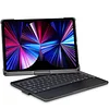 Rotating IPAD Keyboard for IPAD Protective Case with Smart Touchpad Pencil Holder