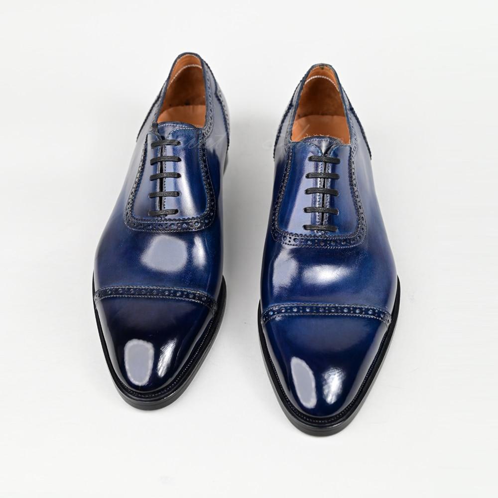 Men's Leather Shoes Oxford Shoes Banquet Shoes Wedding Leather Shoes
