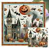 (Multi-Style) Halloween-11CT Stamped Cross Stitch 50*50cm/19.69*19.69in