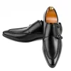 Classic Men's Double Monk Strap Shoes