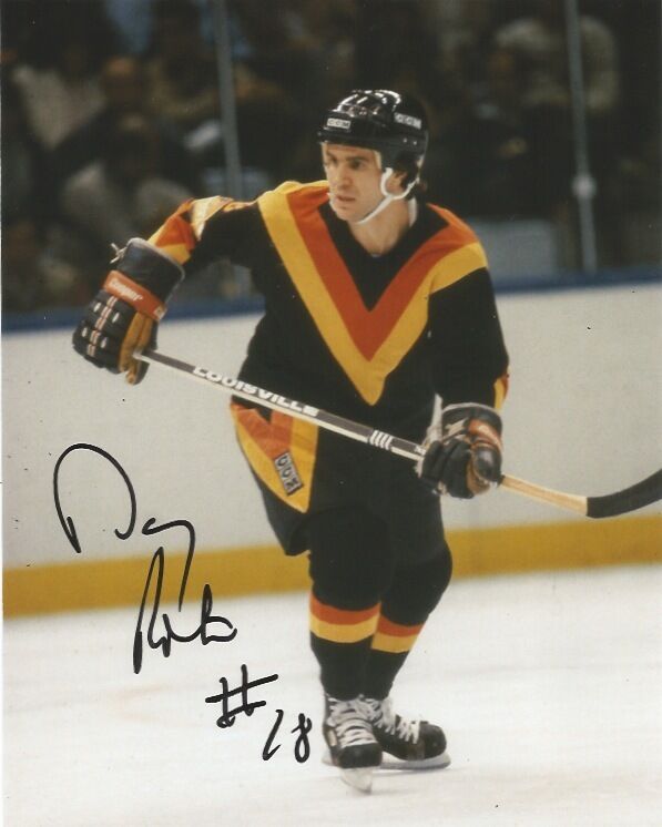 Vancouver Canucks Darcy Rota Signed Autographed 8x10 Photo Poster painting COA