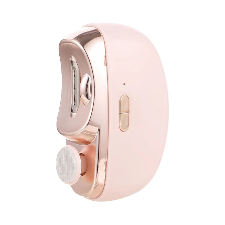 Automatic Nail Clipper & Electric Nail Trimmer -2-in-1 Portable Fingernail Cutter with Light & 2 Speeds