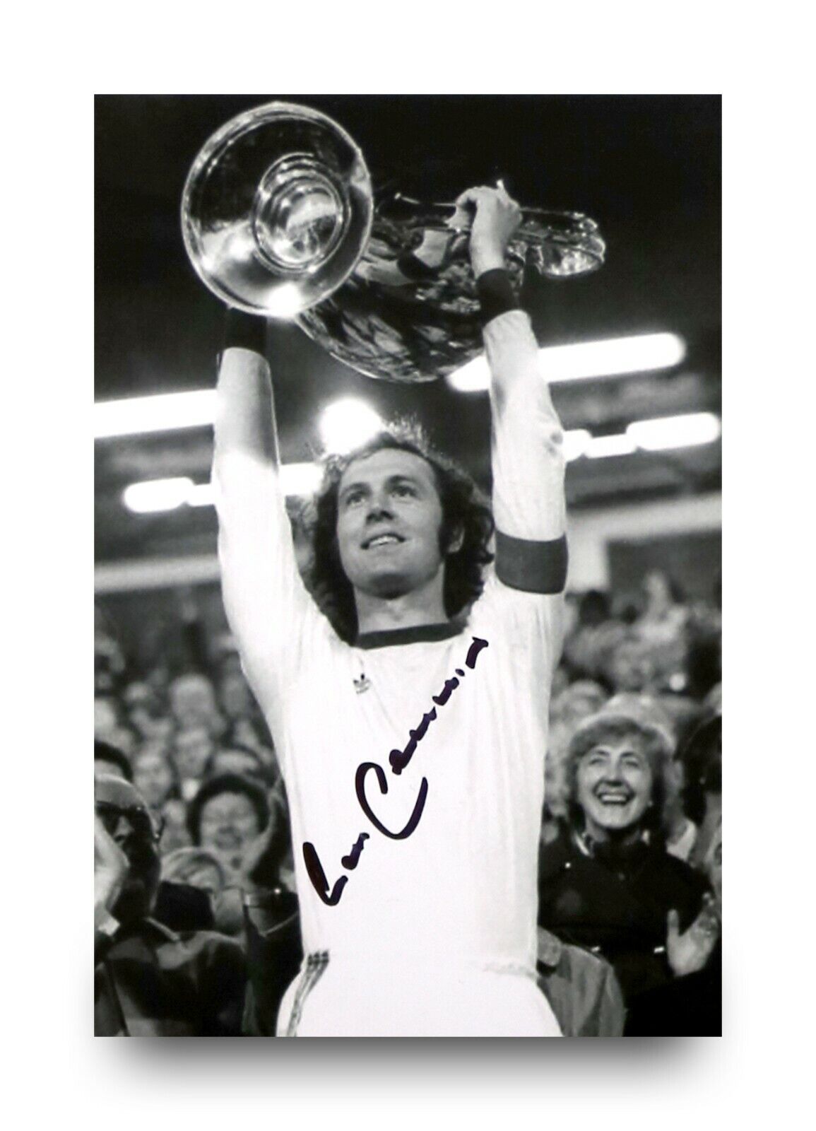 Franz Beckenbauer Signed 6x4 Photo Poster painting Germany Bayern Munich Genuine Autograph + COA