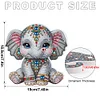 Elefant - 5d DIY Bastel-Ornament