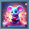 uk.everydayedeals (Limited Stock)Diamond Painting - Full Square - Heart Mouse(35*35cm)