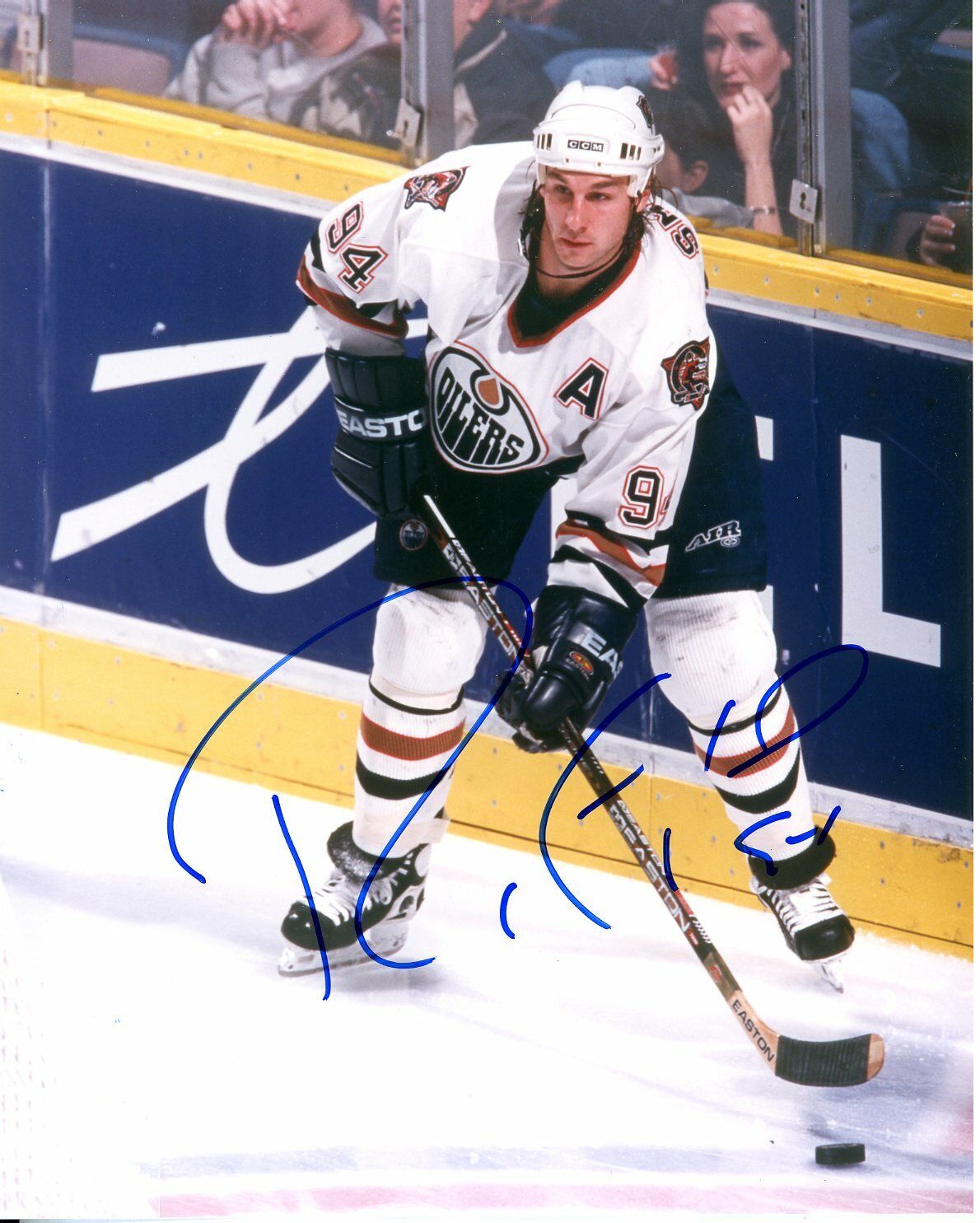 Ryan Smith Autographed 8x10 Edmonton Oilers # S336