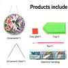 Special Shaped Diamond Painting Kit 25cm Hummingbird Acrylic Pendant