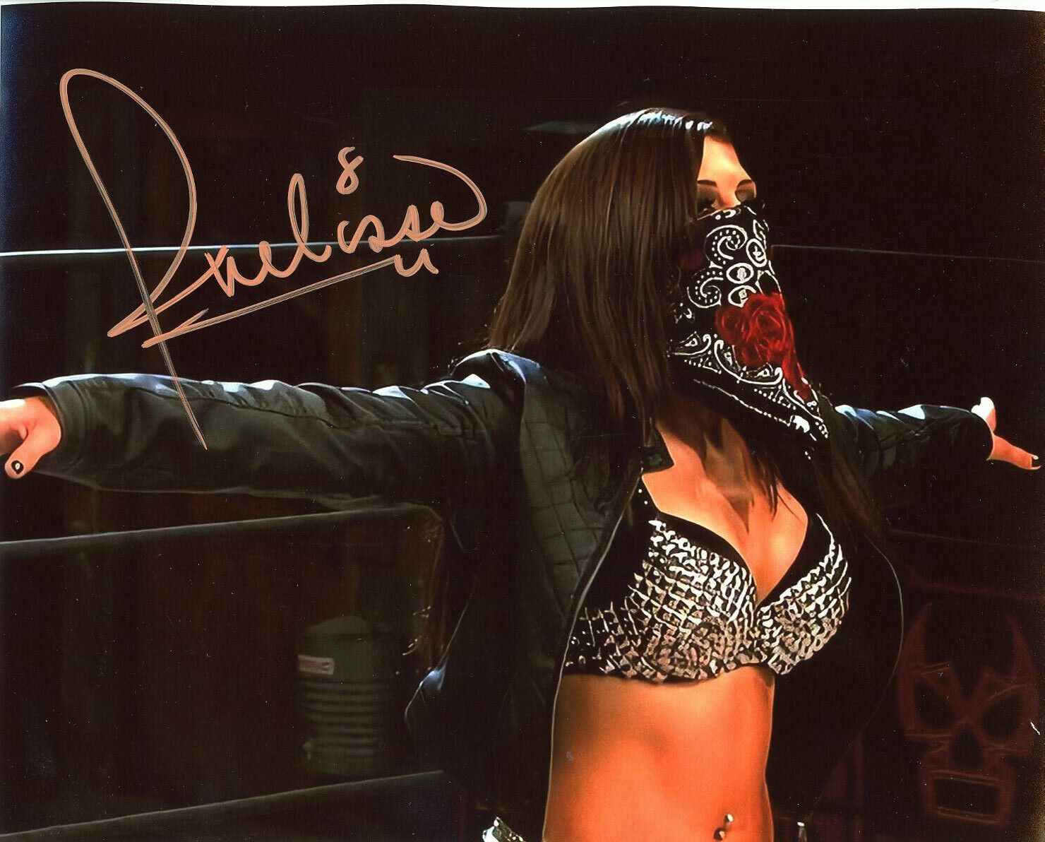 Ivelisse autographed 8x10 AEW Sexy Hot WWE AEW #12