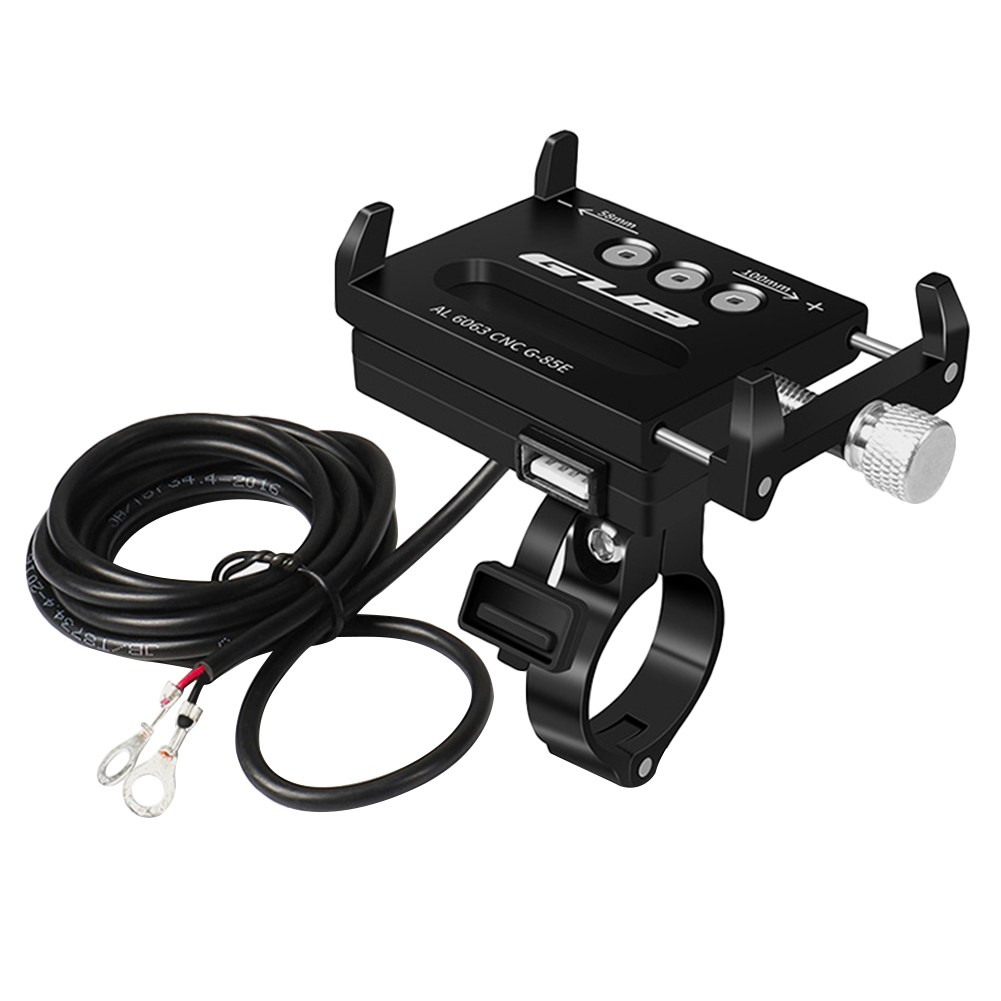

GUB G 85E Bike Phone Holder USB Charger Motorcycle Handlebar Mount Stand, 501 Original