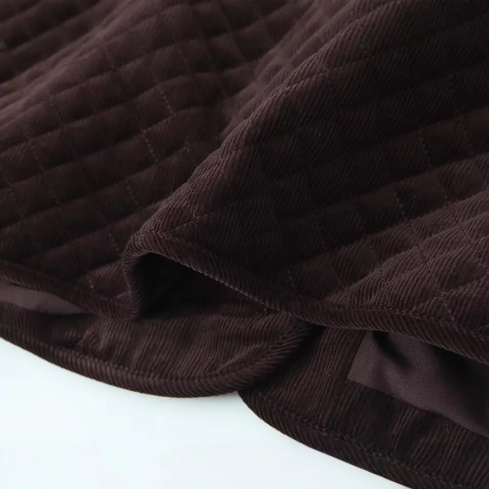Nigikala Nigikala Women's Clothing Autumn And Winter New Collar Single Buckle Lint Cotton Jacket