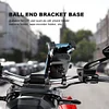 Ball Head Adapter 17mm 25mm Ball Mount Holder GPS Bracket Motorcycle Accessories