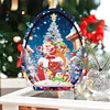 >SALE<Wooden Santa Claus Diamond Painting Desktop Ornaments for Bedroom Table Decor