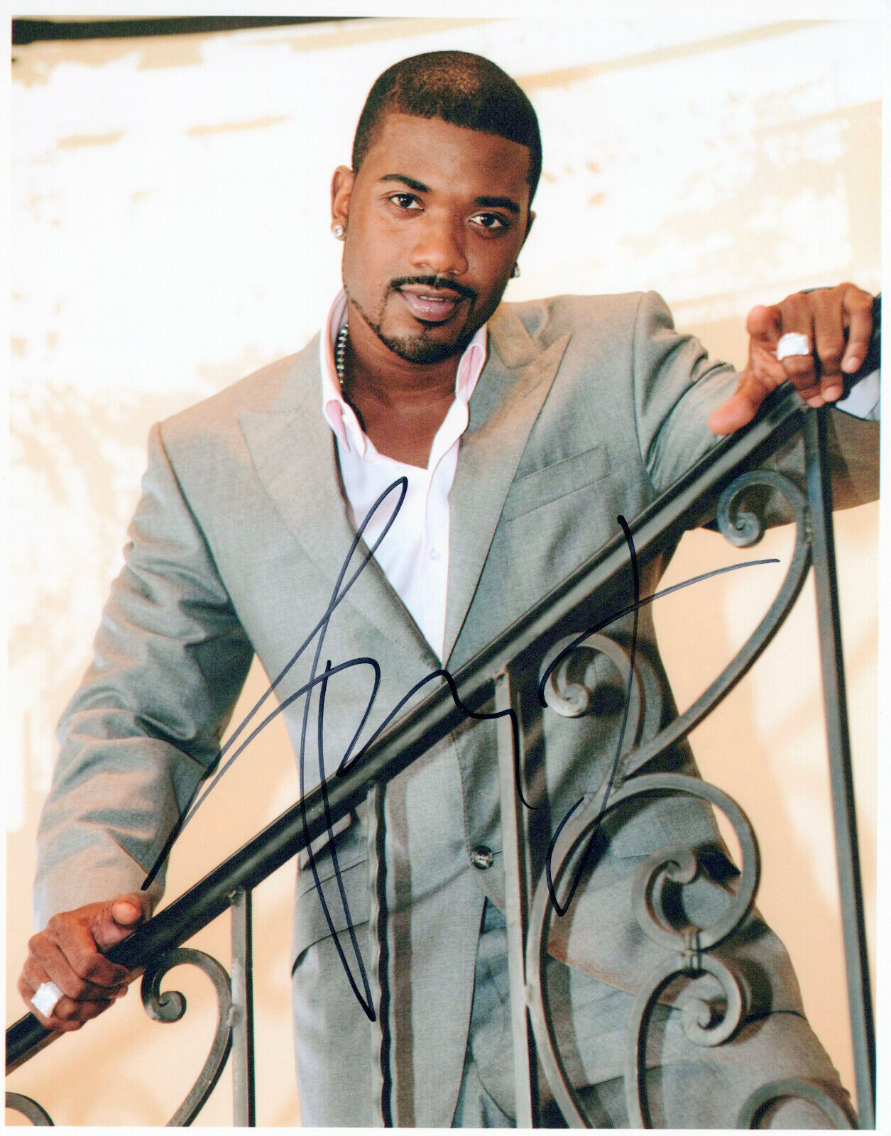 Ray J head shot autographed Photo Poster painting signed 8X10 #1