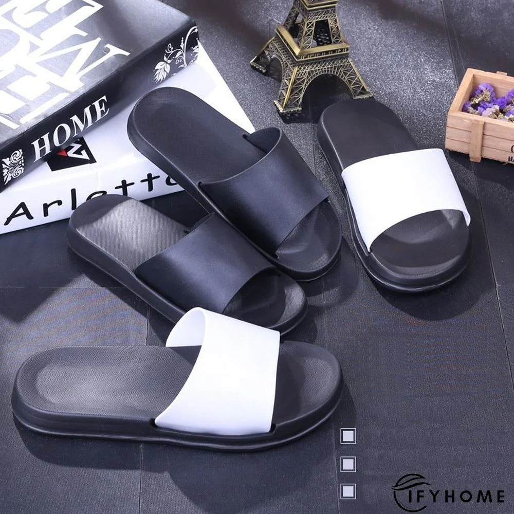 Pi Clue Flat Heel Daily Pvc Slipper | IFYHOME