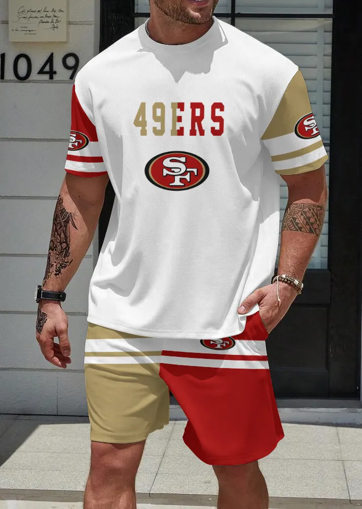 San Francisco 49ers  Limited Edition Top And Shorts Two-Piece Suits