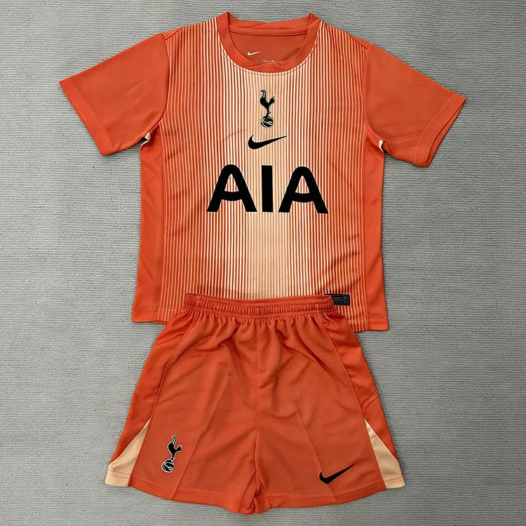Kids Tottenham 25/26 Orange GK Jersey