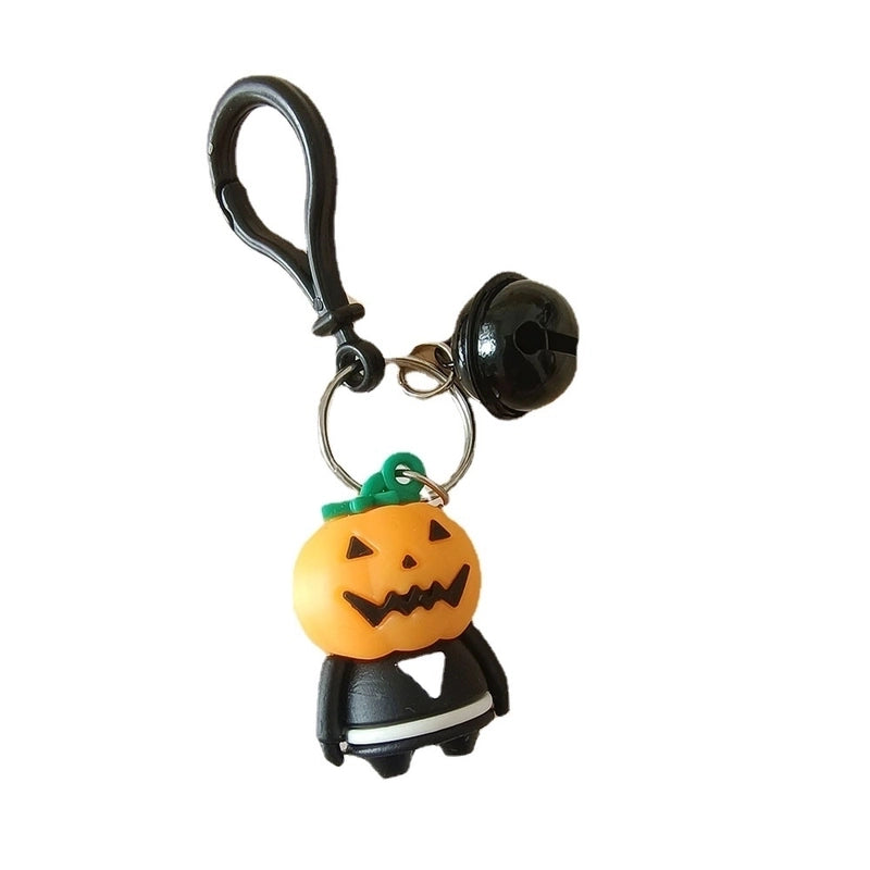 Cartoon Style Cool Style Pumpkin Bat Ghost Silica Gel Halloween Women’s Bag Pendant Keychain