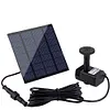 1.4W Solar Adjustable Fountain Pump with 7 Nozzles Solar Panel Kit for Bird Bath