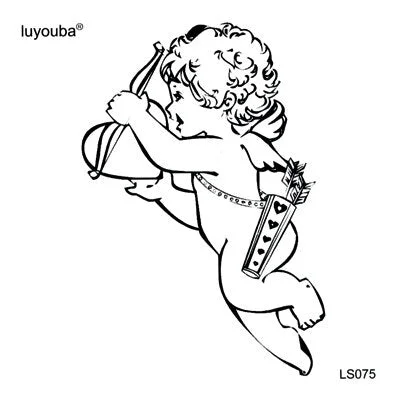 Eros Cupid Waterproof Temporary Tattoo Sticker Fake Tattoo Body Art Sticker Beauty The Flash tattoo For Kids Harajuku Tatoo
