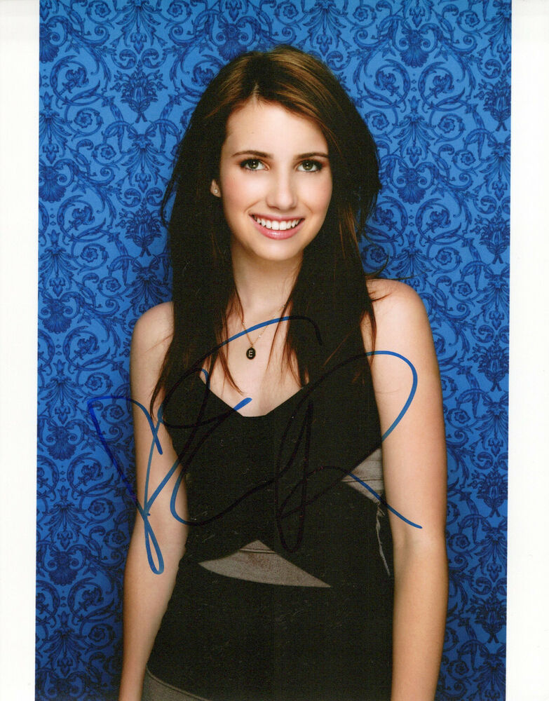 Emma Roberts glamour shot autographed Photo Poster painting signed 8x10 #1