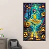 (40*70cm)Halloween Ballet Girl - Round AB Drill Diamond Painting