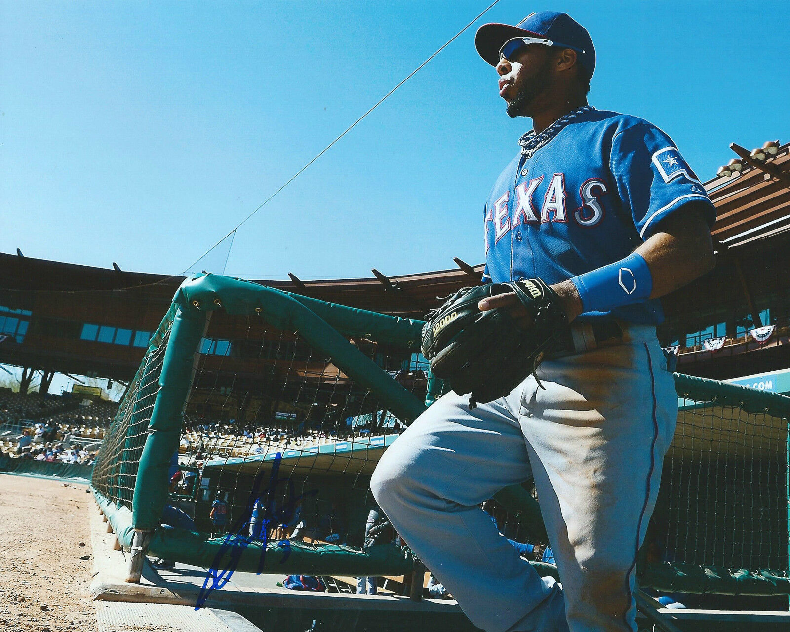 **GFA Texas Rangers *LEURY GARCIA* Signed 8x10 Photo Poster painting COA**