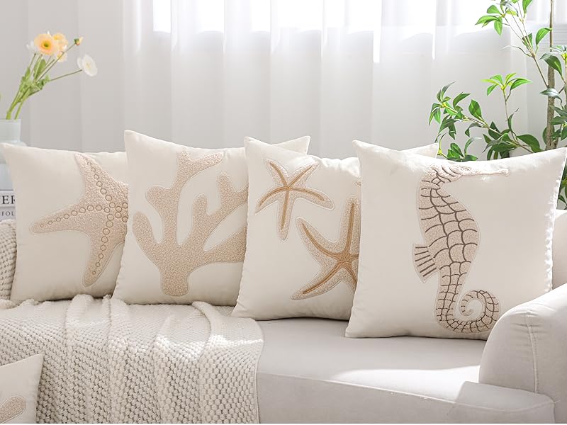 Ocean Animal Throw Pillow Covers