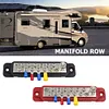 2Pcs Battery Power Distribution Block 12 Way 48V 180A Marine Bus Bar 12 Terminal