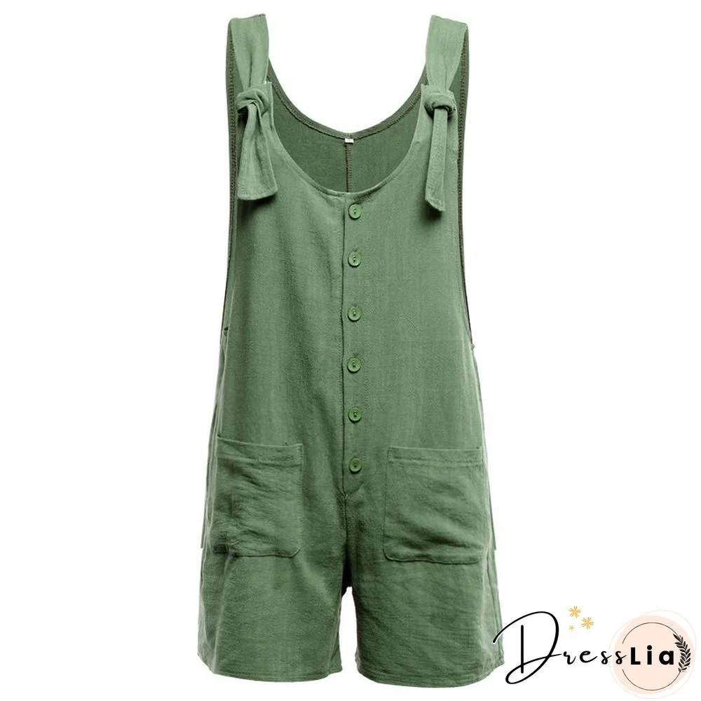 Cotton Pocket Jumpsuit(3 colors)