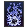 Orange Silhouette Pok&eacute;mon-11CT Stamped Cross Stitch 40*53cm