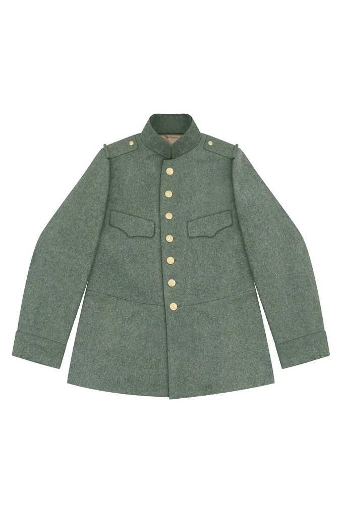  Dutch M1923 EM Field Grey Wool Field Tunic Jacket German-Uniform