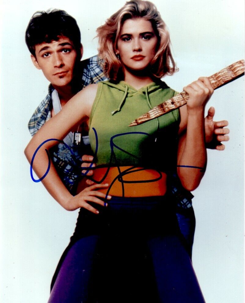 Kristy Swanson autographed signed auto Buffy the Vampire Slayer 8x10 movie Photo Poster painting