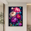 (Big Size)Peony - 11CT Stamped Cross Stitch - 40*60cm - Flower