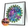 Diamond Painting-DIY Crystal Rhinestone Butterfly Flowers