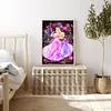 Princesses-Compl&egrave;te Rond Peinture au Diamant-30*40CM
