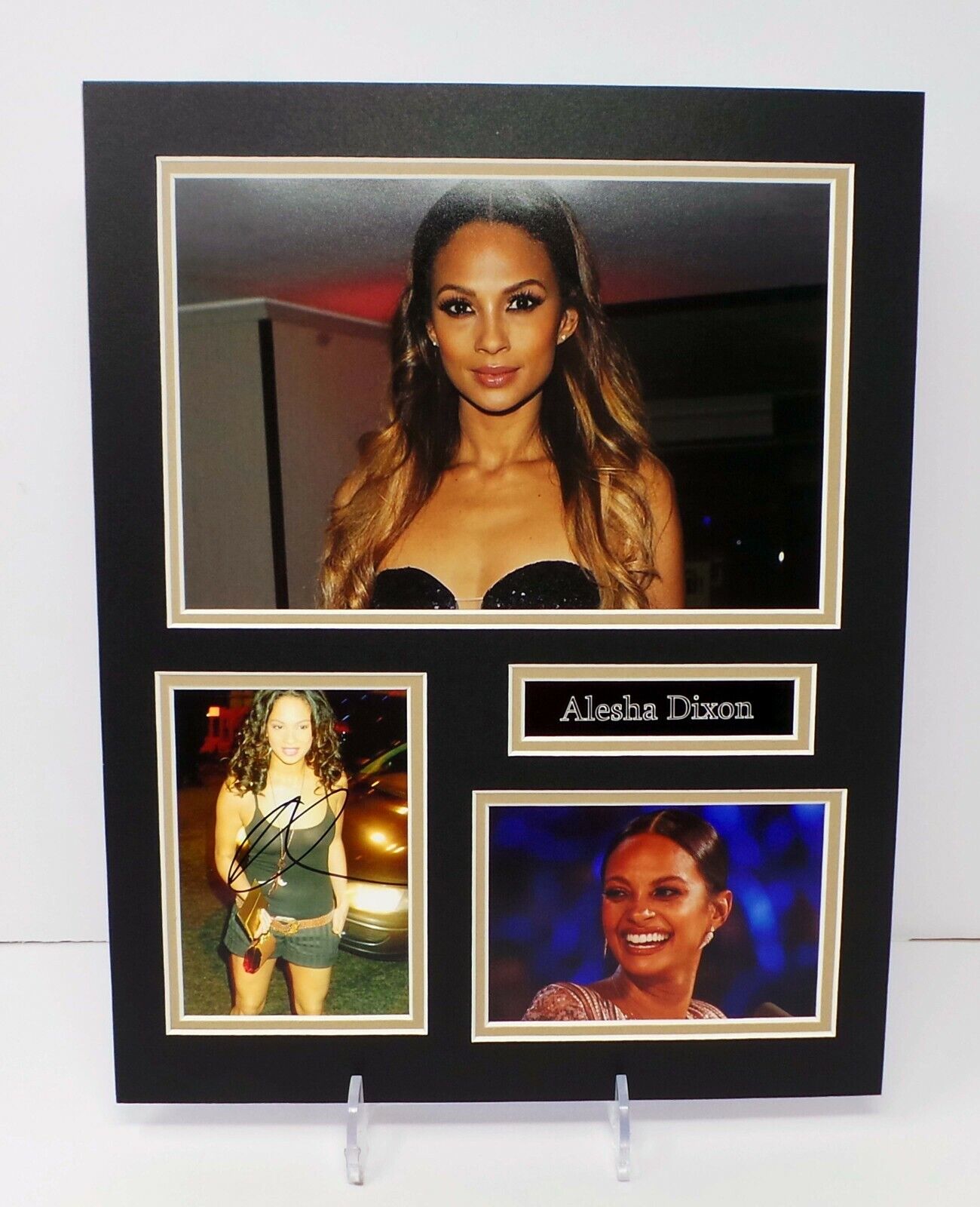 Alesha DIXON Signed Mounted Sexy Photo Poster painting Display AFTAL RD COA Mis-Teeq Singer