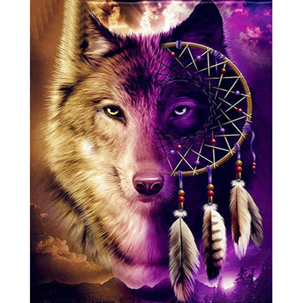 

Fox Dreamcatcher - 11CT Stamped Cross Stitch - 40*50CM, 501 Original