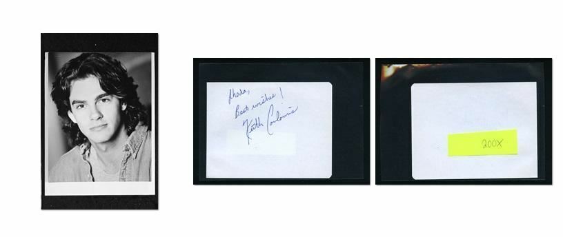 Keith Coulouris - Signed Autograph and Headshot Photo Poster painting set - As The World Turns