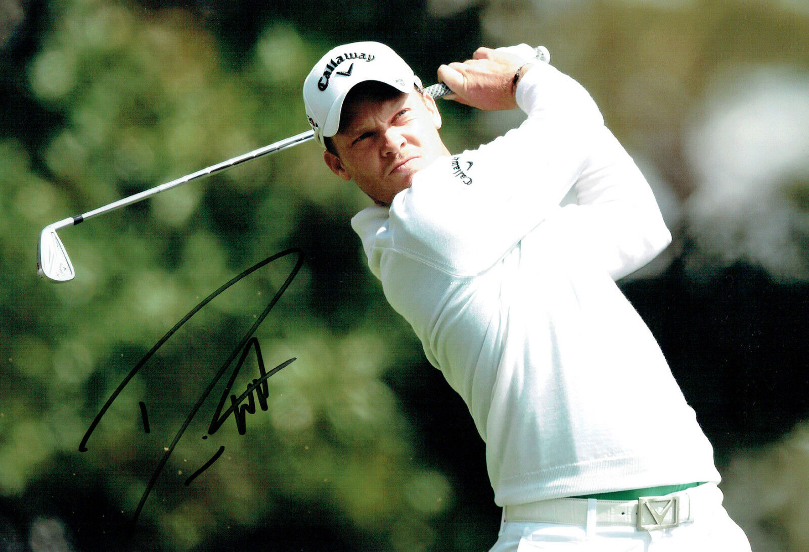 Danny WILLETT Augusta Masters SIGNED Autograph 12x8 Golf Photo Poster painting 7 AFTAL COA