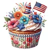 Independence Day Cake - Crystal Rhinestone Diamond Painting