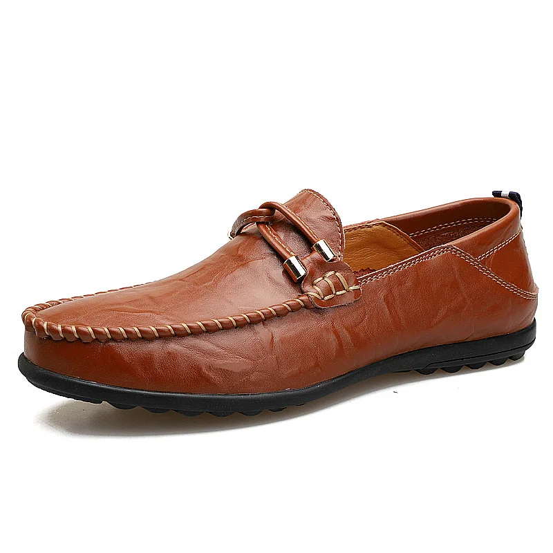 Suitmens Men's Microfiber Leather Loafers—00039