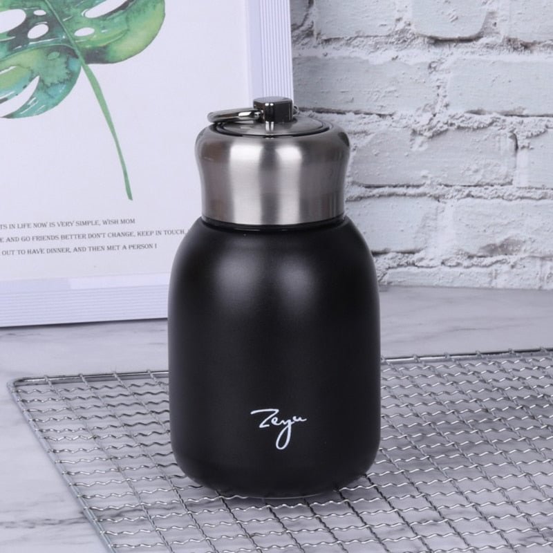 300ml Mini Coffee Vacuum Flasks Lovely Stainless Steel Thermos Portable Travel Water Bottle Insulated Thermal Bottle
