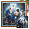 Jesus-11CT Stamped Cross Stitch 45*45cm/17.72*17.72in