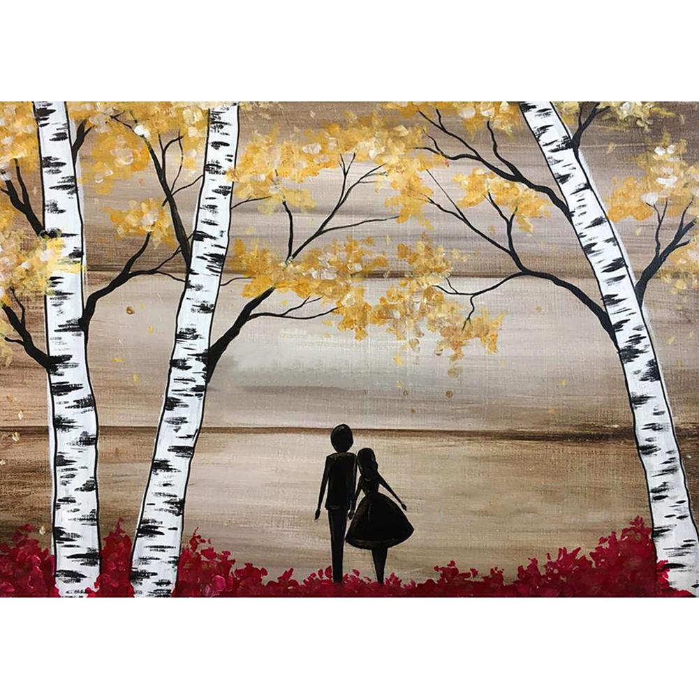 

Couple under The Tree - Round Drill Diamond Painting - 40*30CM, 501 Original