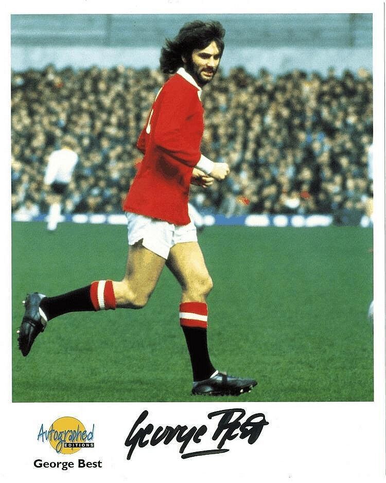 GEORGE BEST Signed Photo Poster paintinggraph - Manchester United & N Ireland - Preprint