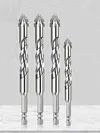 6PCS 4-Blade Saw Tooth Eccentric Drill Bit High-Strength Eccentric Twist Drill